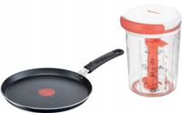 Zestaw patelnia do naleśników 25 TEFAL XL Intense mikser ręczny do ciasta