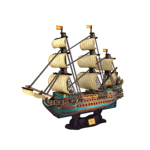 Puzzle 3D. Hiszpańska Armada. Żaglowiec San Felipe na Arena.pl