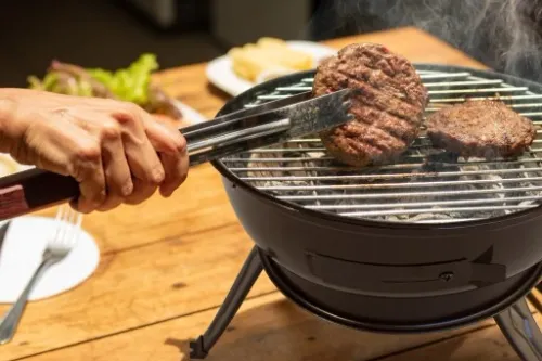 Grill okrągły, węglowy. Kompaktowy POKRYWA GW0114 na Arena.pl