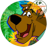 Opłatek na tort - Scoobie Doo
