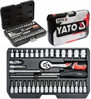YATO ZESTAW NARZĘDZIOWY KLUCZY NASADOWYCH KLUCZE NASADOWE 1/4'' 38el. BITY