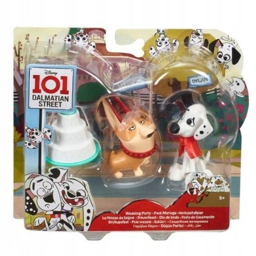 mattel 101 dalmatyńczyków wedding party 8cm na Arena.pl