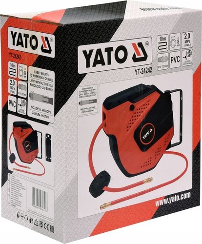 YATO WĄŻ PRZEWÓD PNEUMATYCZNY 10m NA ZWIJAKU AUTOMATYCZNYM BĘBEN ZWIJANY na Arena.pl