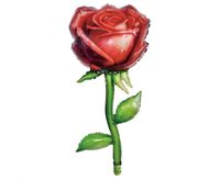 Balon foliowy Róża , 37 x 76 cm