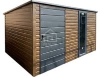 Schowek Domek Ogrodowy 3x2m drzwi okno dach spad w tył PLG186