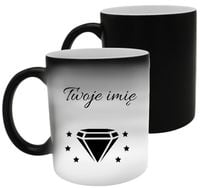 KUBEK MAGICZNY Z IMIENIEM DZIECKA PREZENT DLA CHŁOPCA DZIEWCZYNKI