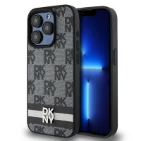 dkny dkhcp15lpcptssk iphone 15 pro6.1 czarny/black hardcase leather