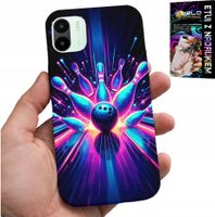 ETUI DO XIAOMI REDMI A2 - KRĘGLE BOWLING STRIKE POKROWIEC, PLECKI