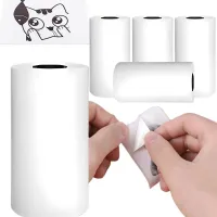 5szt papier termiczny wkład do mini drukarki termicznej Drukuś 55mm 5 rolek