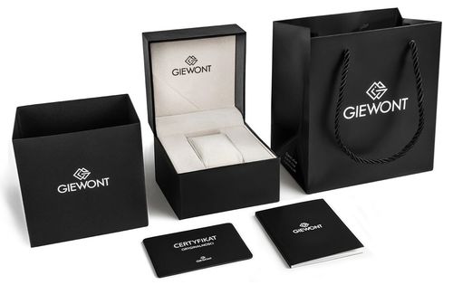 zegarek męski giewont chronograph sapphire srebrno niebieski gw7290-b3 na Arena.pl