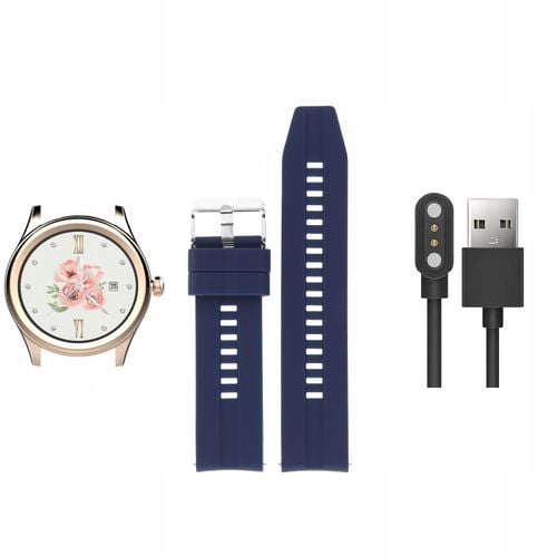 Smartwatch Damski Vector Smart VCTR-34-02-RG-22NB niebieski pasek na Arena.pl
