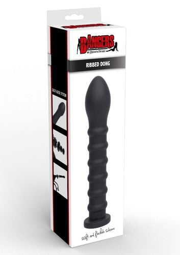 ribbed dong easy-lock 19 cm black na Arena.pl