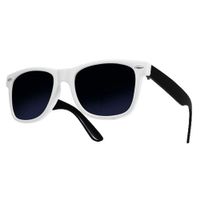 Okulary przeciwsłoneczne WAYFARER nerdy kujonki # BIAŁO-CZARNE