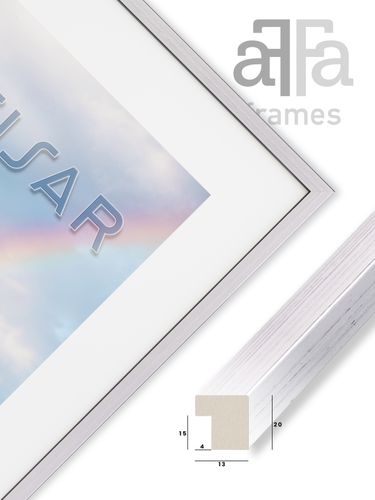 Ramka drewniana Tisar 24x30 cm Srebrna 1szt. na Arena.pl