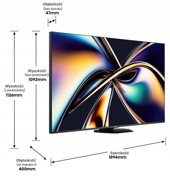 Telewizor HISENSE 85U8Q zdjęcie 1