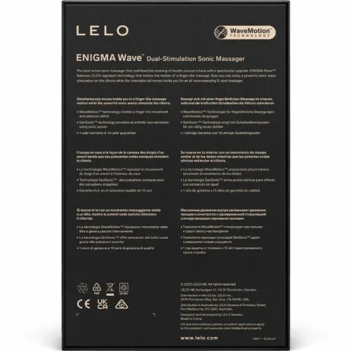 lelo enigma wave cyber purple - trojfunkcyjny masażer na Arena.pl