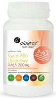 Aliness 200 mg R-ALA KWAS R- ALFA LIPONOWY 60szt. - ANTYOKSYDANT