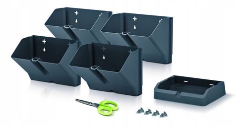 Ogród wertykalny wiszący MINI CASCADE IO1W200 | Biały na Arena.pl