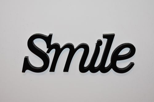 Napis 3D Smile na Arena.pl