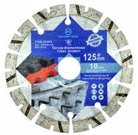 Tarcza diamentowa FALON-TECH 125 mm PRO do betonu zbrojonego cegły kostki