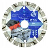 Tarcza diamentowa FALON-TECH 125 mm PRO do betonu zbrojonego cegły kostki