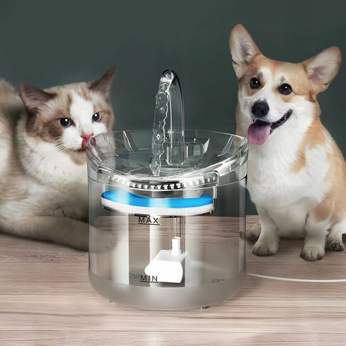 Poidełko Fontanna dla Kota Psa Wodna Miska Wodopój Filtr Czyszczący 2,5L na Arena.pl