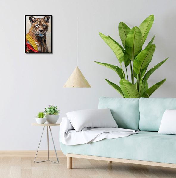 Plakat 29,7x42cm Papierowy Tygrys zdjęcie 4