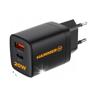 Ładowarka sieciowa Hammer 30W PD USB typ-C RapidCharge Duo