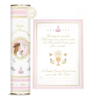 Tuba Pamiątka Komunijna Różowa