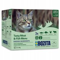 Bozita Multibox Meat Fish 12x85g MIX w GALARECIE 1,02kg