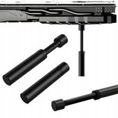 PODPÓRKA DO KARTY GRAFICZNEJ WSPORNIK GPU UCHWYT SOLIDNA CZARNA 120mm