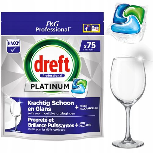 dreft professional kapsułki do zmywarki platinum all in one regular 75 szt. na Arena.pl