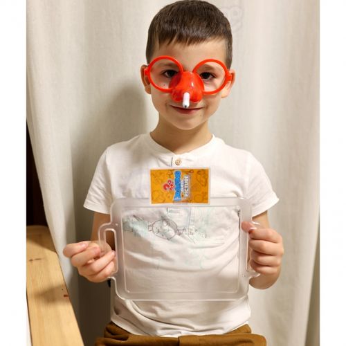 WOOPIE Gra Kalambury "Narysuj i Zgadnij Obrazek" Malowanie Nosem na Arena.pl