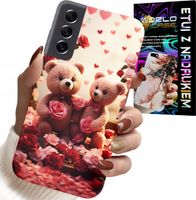 ETUI DO SAMSUNG GALAXY S21 FE - MISIE, LOVE YOU, SERCA WIELE WZORÓW CASE