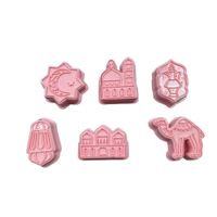 Crethink Zestaw Foremek do Ciastek, Różowy, 6 sztuk