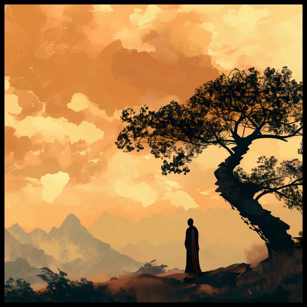 Plakat 100x100cm Zen zdjęcie 2