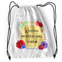 Plecak Urodziny 20 20Te Sportowy Szkolny Worek Z Nadrukiem Ze Zdjęciem