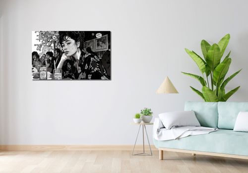 Obraz 100x60cm Czarne Kimono na Arena.pl