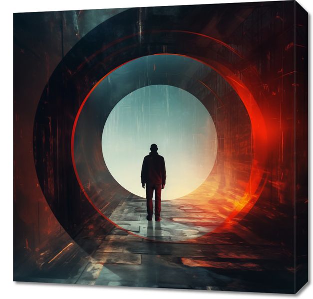 Obraz 60x60cm Portal do Świata zdjęcie 1