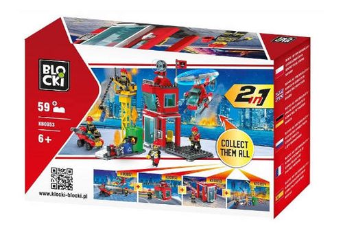 BLOCKI KB0853 MyFireBrigade 2w1 na Arena.pl