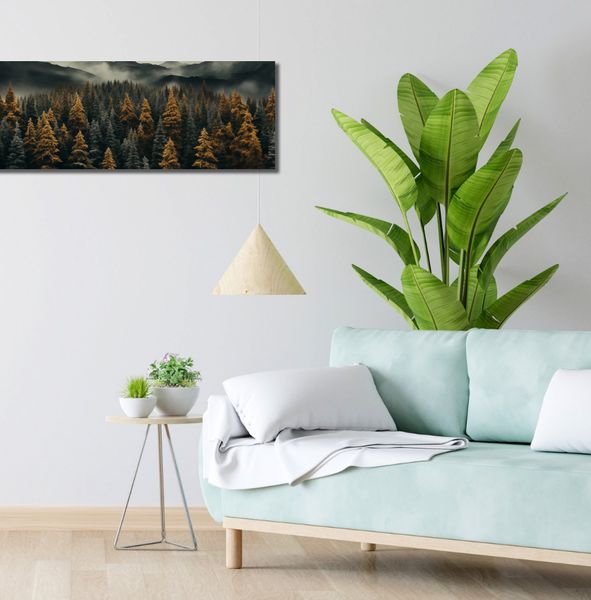 Obraz 90x30cm Mglisty Poranek zdjęcie 2
