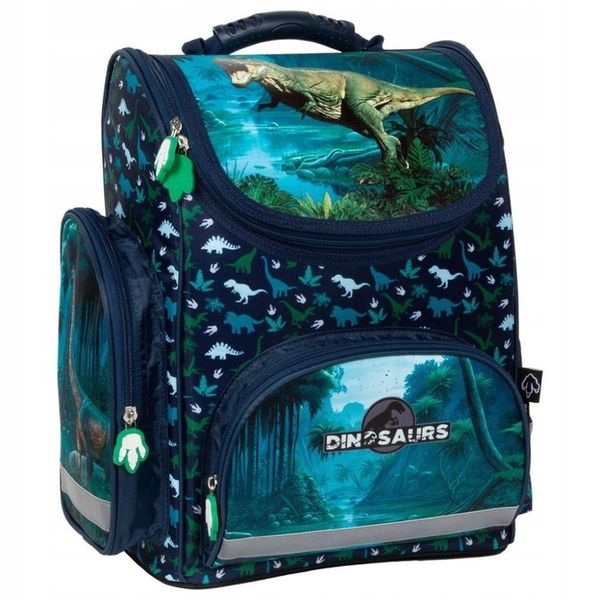 TORNISTER ERGONOMICZNY MB DINOZAUR 19 DERFORM zdjęcie 1