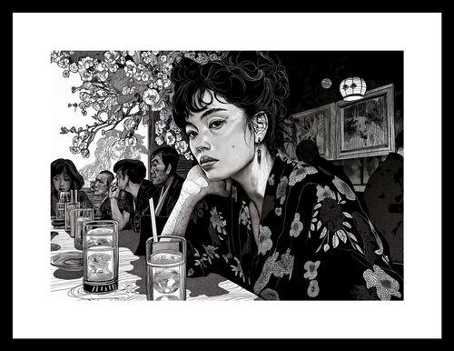Plakat 29,7x21cm Czarne Kimono na Arena.pl