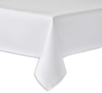 OBRUS plamoodporny GŁADKI - GRUBY - 140x220 biały