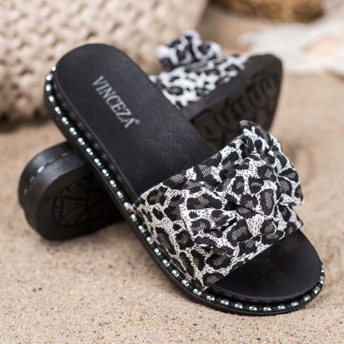 Klapki Leopard Print VINCEZA r.38 na Arena.pl