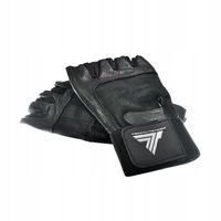 TREC PLUS GLOVES CLASSIC BLACK Czarne Rękawice Treningowe Ze