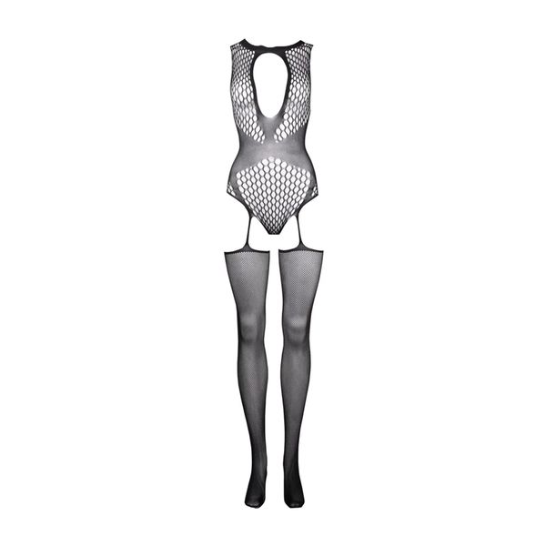 Contrast Suspender Bodystocking - One Size zdjęcie 8