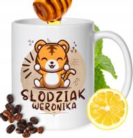 Kubek Dla Weroniki Koleżanki Przyjaciółki Prezent Z Nadrukiem Biały 330Ml
