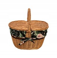 DUŻY KOSZ PIKNIKOWY WIKLINOWY Z WKŁADEM NEW