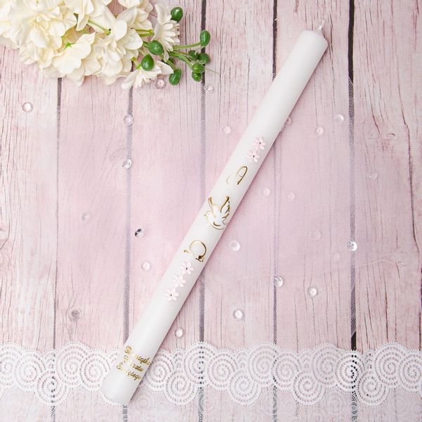 Świeca do Chrztu SCH-D-CHR17R zdjęcie 1